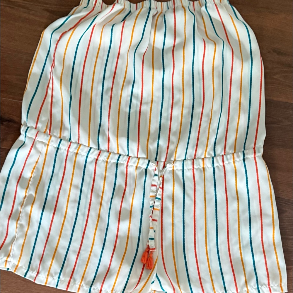 Striped Multicolor Women's Romper